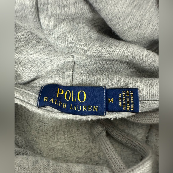 Polo Ralph Lauren USA Hockey Bear Hoodie Size Medium - Picture 9 of 9